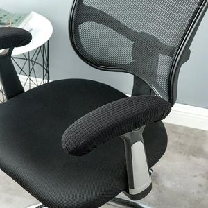 Cubiertas de silla 1 par de almohadillas de reposabrazos útiles fáciles de instalar sillas livianas guantes de color sólido