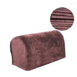 Housses de chaise 1 paire lisse amovible élastique extensible maison anti-poussière meubles protecteur lavable moderne canapé accoudoir couverture pour canapé