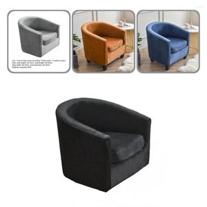 Housses de chaise 1 Set Cover Siège de coussin en velours lavable amovible et sans plis pour la maison