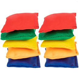 Silla cubre 10 pcs juego de juego de juego de juego flexible poppets para niños juguetes de sacos de arena