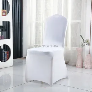 Couvre-chaise 100 PCS Couverture de mariage blanche