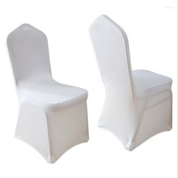 Cubiertas para sillas 100 Uds. Cubierta universal para banquetes de LICRA/silla Lycra para eventos de boda precio de fábrica