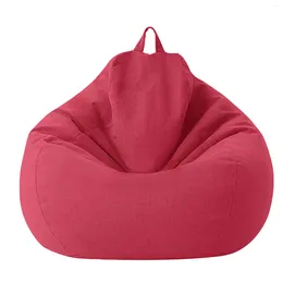 Couvre-chaise 100x120cm Sac de sac de canapé de canapé de jeu de coton en extérieur intérieur sans remplissage zipper décor de la décoration de meubles de meubles lavables