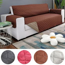 Stoelhoezen 1234 Zitbank Couch Cover Chair Throw Pet Dog Kids Mat Furniture Protector Omkeerbare verwijderbare armleuning Slipcovers 220929