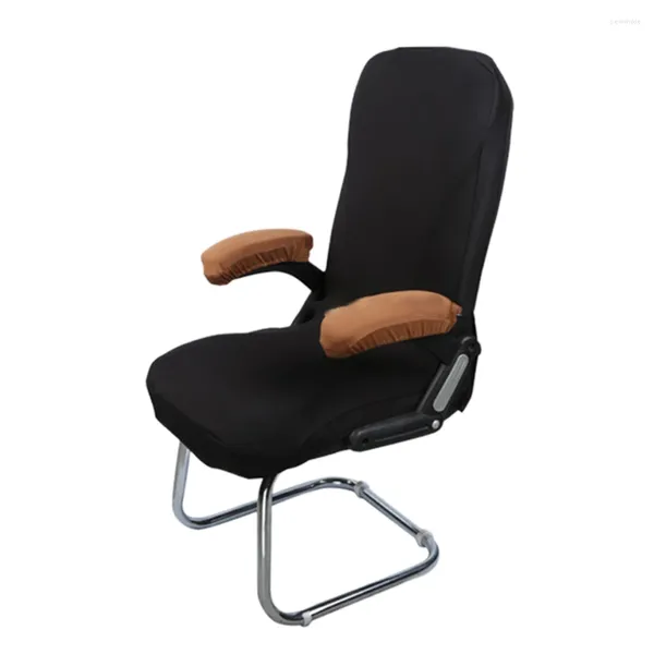 Housses de chaise 1 paire ergonomique universelle douce moderne extensible protection bureau ordinateur éponge rembourré accoudoir couverture coude soulagement maison