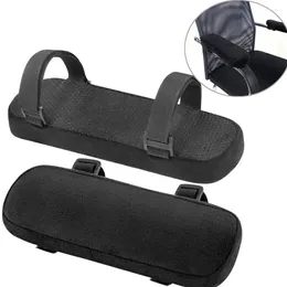 Couvre-chaises 1pc accessoires de bureau simple noir Armmat Memory Molon Cover Couverture de coude confortable