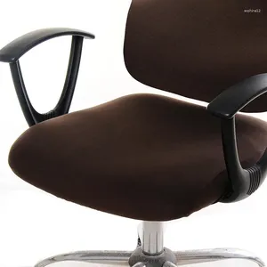 Housses de chaise 1pcs housse de siège pour ordinateur housse extensible bureau spandex protecteur étui élastique