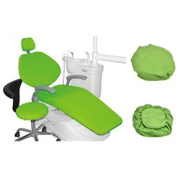 Fundas para sillas 1 Juego de funda para asiento de silla de unidad de cuero Dental, funda protectora elástica impermeable para silla, funda protectora, equipo de dentista 231117