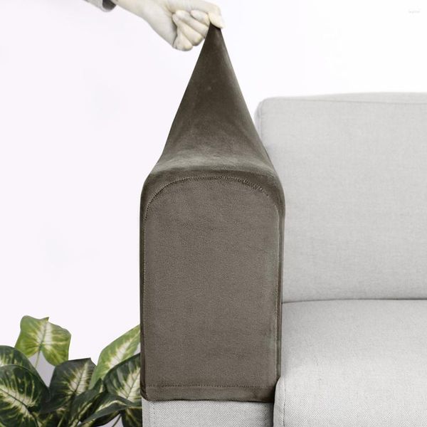 Housses de chaise 2 pièces accoudoir protecteur couverture élastique canapé universel tissu de protection Double inclinables