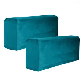 Cubiertas de silla 2 PCS Azules reclinables Cubierta elástica de la funda elástica Protector de tela protectora lavable