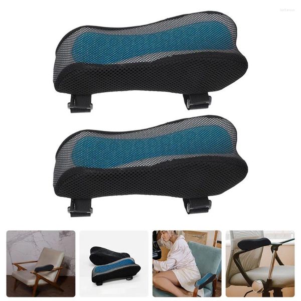 Cubiertas de silla 2 PCS Office Rosajista de la almohada Gel de la almohadilla de la muñeca del accesorio de accesorios para el hogar (poliéster) Cubierta del hogar del hogar