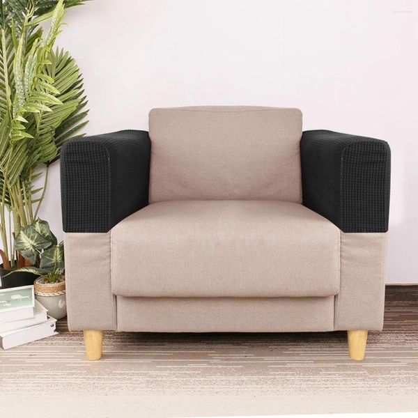 Housses de chaise 2 pièces housse de canapé repose-bras pour canapés accoudoir protecteur étui de protection serviette