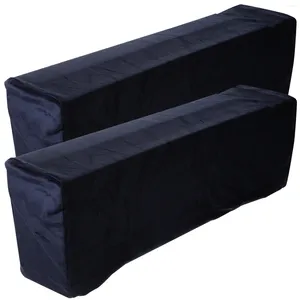 Couvre-chaise 2 pcs Velvet Couch Universal Cover Elastic Accountier Protecteur Café de protection
