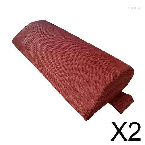 Housses de chaise 2 pièces remplacement d'oreiller de coussin d'appui-tête pour fauteuil inclinable rouge