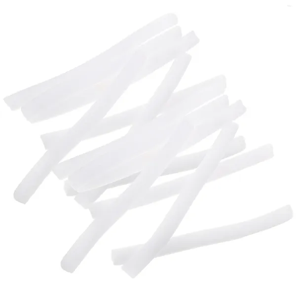 Cubre la silla 20 PC para muebles de sofá plegables empuñaduras de tapa de la tapa de la tapa del soporte del soporte relleno de espuma blanca plástico