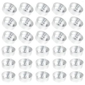 Stoelhoezen 200 sets gieten lege wintertaling 3,7x1,4 cm maken cup metalen thee -lichtbekers aluminium mallen legering