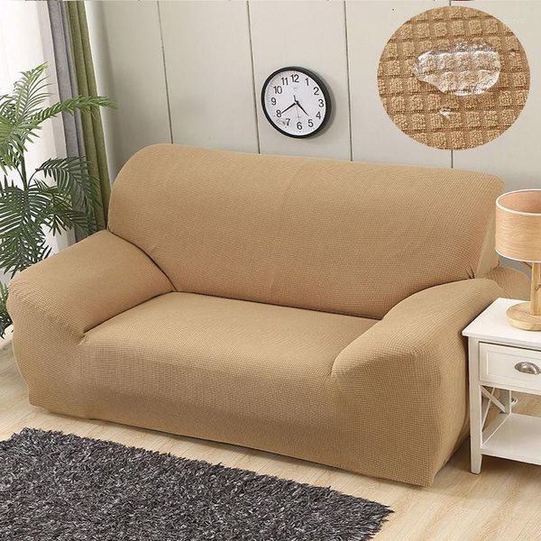 Housses de chaise 2022 coréen léger luxe Simple couleur unie imperméable respirant tricoté épais canapé couverture