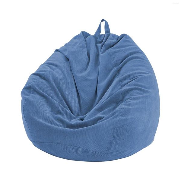 Housses de chaise 2023 velours côtelé paresseux housse de canapé 10 couleurs chaise longue siège pouf pouf bouffée canapé poussière sans remplissage