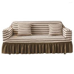 Couvriers de chaise 2024 LUMBRE LUXE SEERSUCKER COUVERTURE COURT