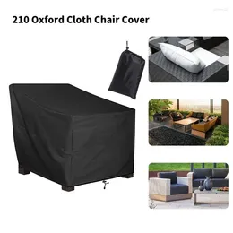 Housses de chaise en tissu Oxford 210D, couverture extérieure empilable, imperméable, meubles de jardin universels, Protection Anti-UV contre la poussière