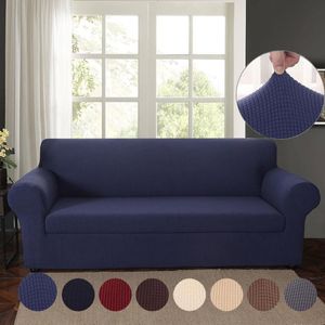 Stoelhoezen 29 Kleur Jacquard Stretch Sofa Elastische Sectional Throw Couch Corner Cover Cover Covers voor Meubel Fauteuils Decor