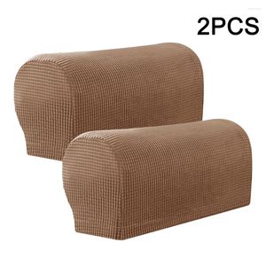 Couvre-chaise 2pcs Stretch portable tissu accessoire acte de couverture de couverture de mobilier Protecteur Home Decor étanche Installation facile accessoires doux