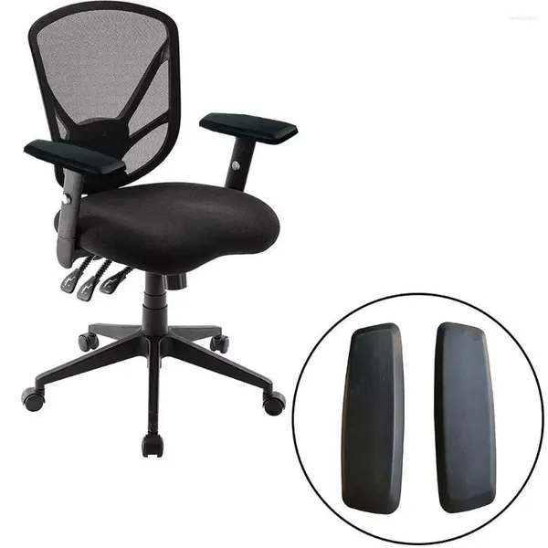 Couvre-chaise 2pcs / set Accoud-accoudoirs Pièces de bureau Pièces de bureau Remplacement du pavé de bras avec des vis de 4pcs Réparation repos