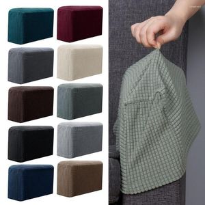 Stoelbekleding 2 stks massieve rekbare meubels Sofa Cover Home Living Armwest Couch Arm Protector