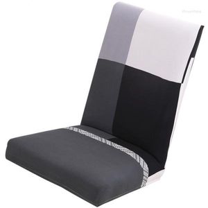 Stoelbedekkingen 2x elastisch dineren moderne stijl wasbare fauteuil cover Universal voor thuisbureaus stoelen