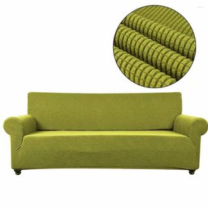 Stoelhoezen 305-350 cm Maat Velvet bank voor woonkamer Solid Sectional Cover Elastic Couch Home Decor Fundas SLIFOVER