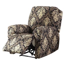 Housses de chaise 4 pièces ensemble housse de canapé inclinable pour salon protecteur de meubles inclinables élastique Lazy Boy Relax housse 231130