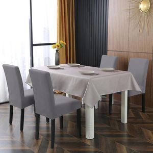 Stoelhoezen 4 stks elastische vaste kleurafdekking huis spandex stretch slipcovers stoel voor keuken eetkamer bruiloft banket h