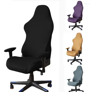 Stoelbedekkers 4 stks/set Langende racengaming Cover Office Elastische fauteuilstoel voor computerstoelen Slipcovers