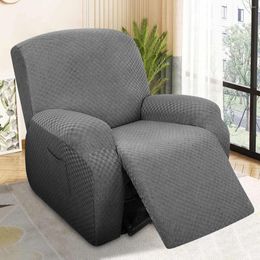 Housses de chaise 4 pièces extensible élastique inclinable épaissir housse de canapé antidérapant amovible lavable électrique fauteuil housse