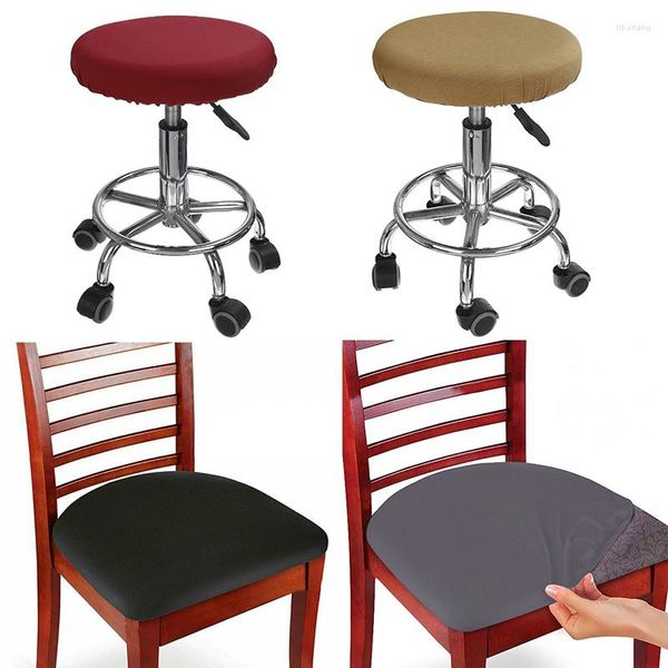 Housses de chaise 6 pièces fait à la main protecteur de siège universel lavable housse de coussin extensible élastique salle à manger