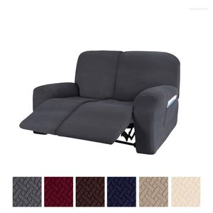 Couvre-chaise 6pcs / set 2 placeurs Jacquard Reckin tout compris couvercle en spandex étendue Soupchair Lazy Relax Sofa pour le salon