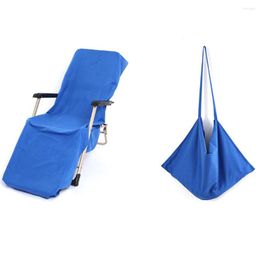 Stoelhoezen 75 x 215 cm strandbedekking chaise lounge handdoek voor zwembad zonlounder el vakantie met zijzakken