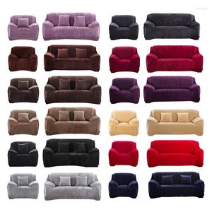 Stoelhoezen All-inclusive Universal Custom Stretch Sofa Cover All Dikke Toekjes Europese stijl Non-Slip Leather Coverchair Chairchair