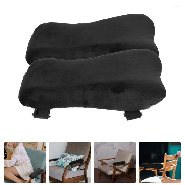 Housses de chaise bras accoudoirs coussins bureau repos couverture bureau oreiller jeu coude ordinateur coussins coussin manches protecteurs fournitures partie