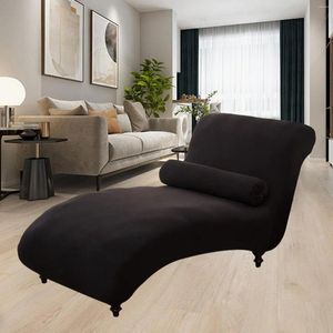 Cubiertas de silla sin brazos Chaise Lounge Cubierta Sala de estar Dormitorio Estiramiento Impresión Slipcover para muebles de interior Lavable