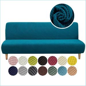 Housses de chaise Canapé-lit sans accoudoirs ER Pliant Siège moderne Slipers Stretch Ers Protecteur de canapé Élastique Futon Spandex Chaise Drop Livraison H Dhqcm