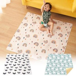 Couvre la chaise Baby Splat Mat portable de voyage compact lavable à couches couches à la couches de sol étanche pliables pour les enfants