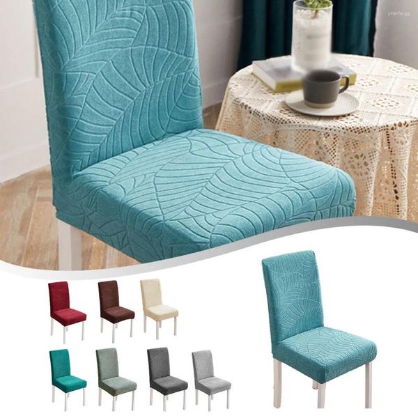 Couvre-chaise Couverture De Banquet El Restaurant Modèles Rétro Housse De Chaise Élastique Pour La Maison Vacances Dîner Table Décor Polyester 8 couleurs