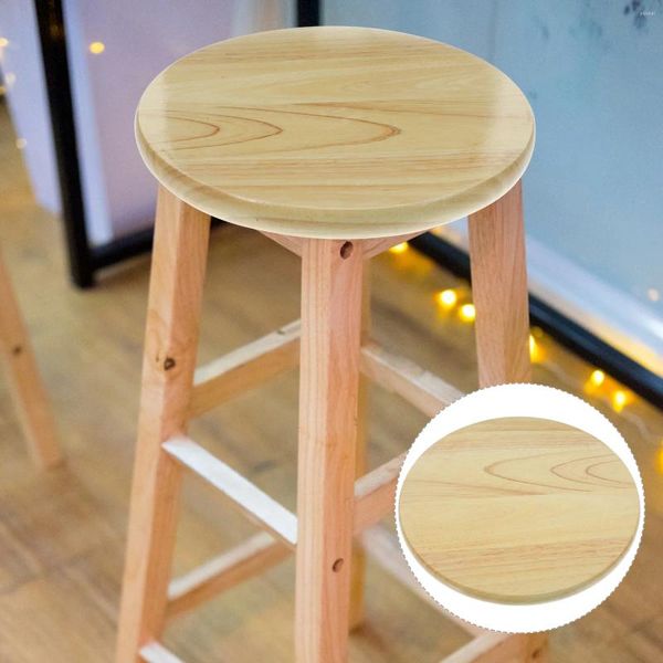 Cubiertas para sillas Taburete de bar Asiento Pieza de madera Asientos de repuesto Restaurante