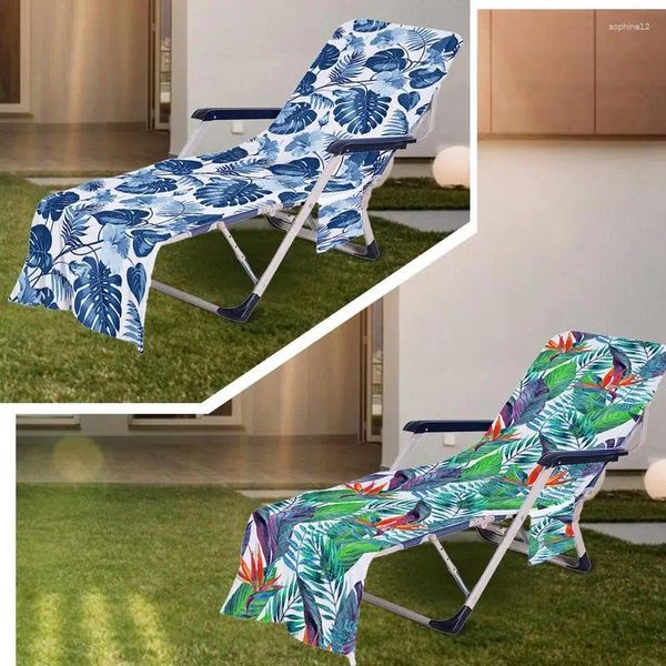 Couvre-chaise couvercle de serviette de plage salon de piscine