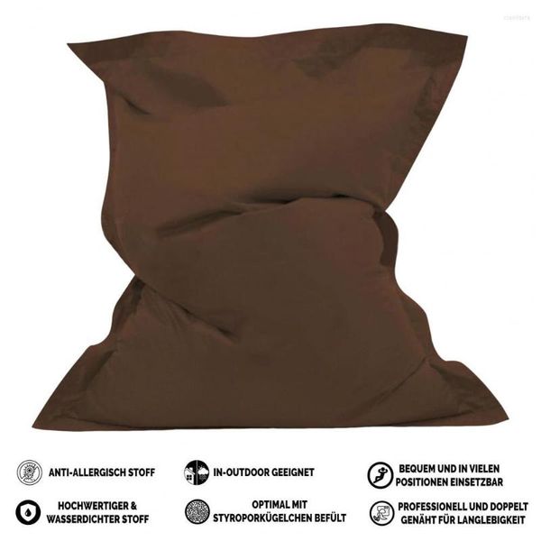 Fundas para sillas Bean Bag Funda para sofá Útil Tamaño grande Anti-decoloración Decoración para el hogar Funda Lazy