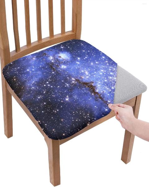 Cubiertas de la silla Hermosa Starry Sky Universo Stars Cushion Cushion Stretch COBRITA DE COMINA