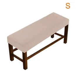Couvercles de chaise couverture de banc couverture complète anti-poussière longue maison scellon extensible les meubles de chambre à coucher élastiques élastiques.