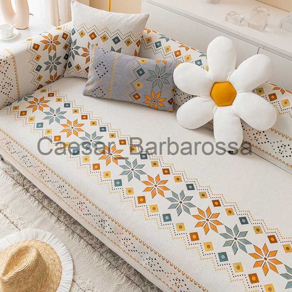 Fundas para sillas Funda de sofá decorativa bohemia Funda de jacquard Protector de muebles Combinación antideslizante Funda de cojín para sofá Home Living x0703