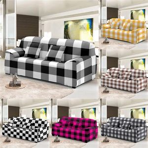 Couvriers de chaise Boniu Géométrique Plaid Sonce étendue imprimé Couverture de meubles sectionnels élastiques Councures de meubles Couc de canapé pour la maison